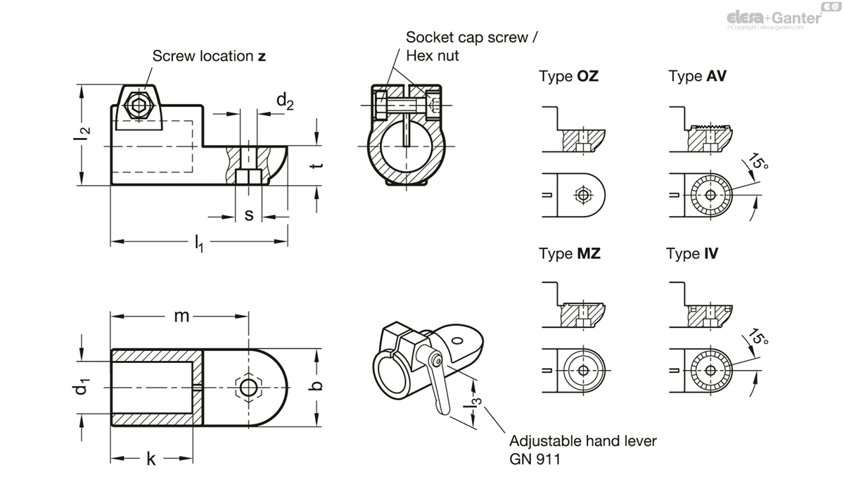 With internal serration