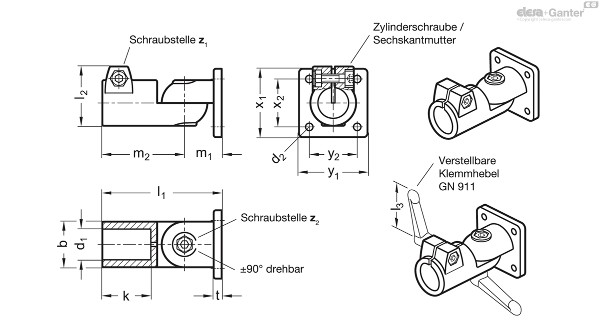 Verstellung stufenlos