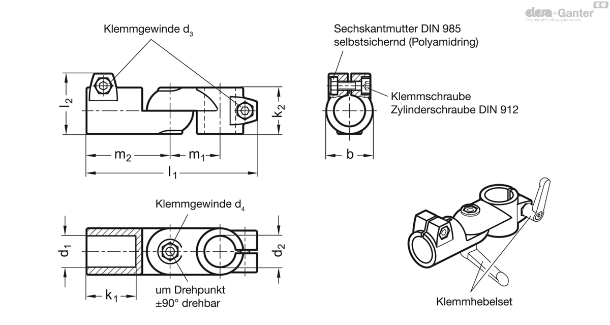 Gelenk-Klemmverbinder