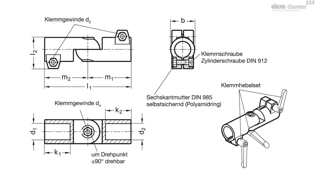 Gelenk-Klemmverbinder