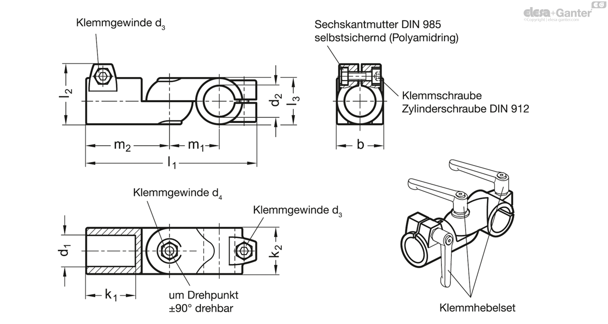 Gelenk-Klemmverbinder