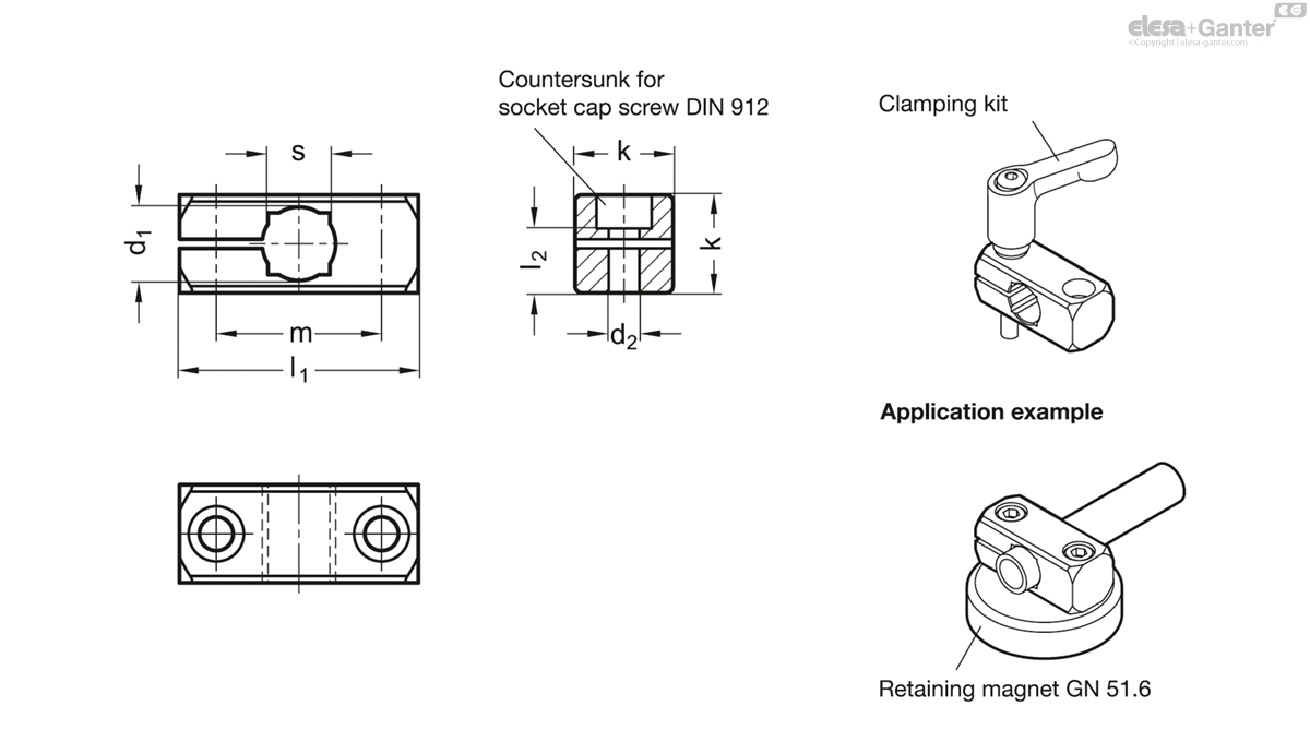 Clamp mountings
