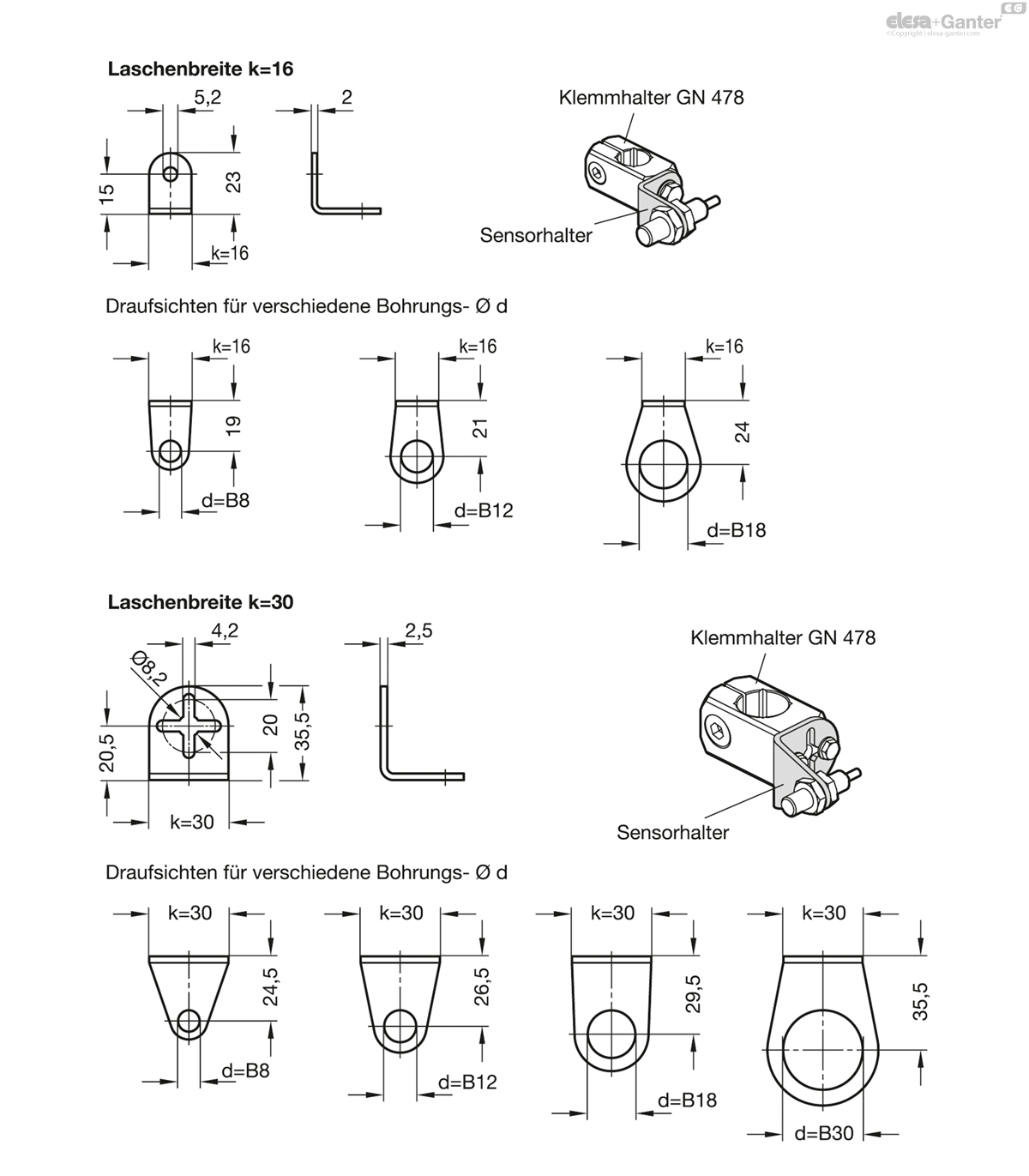 Sensorhalter