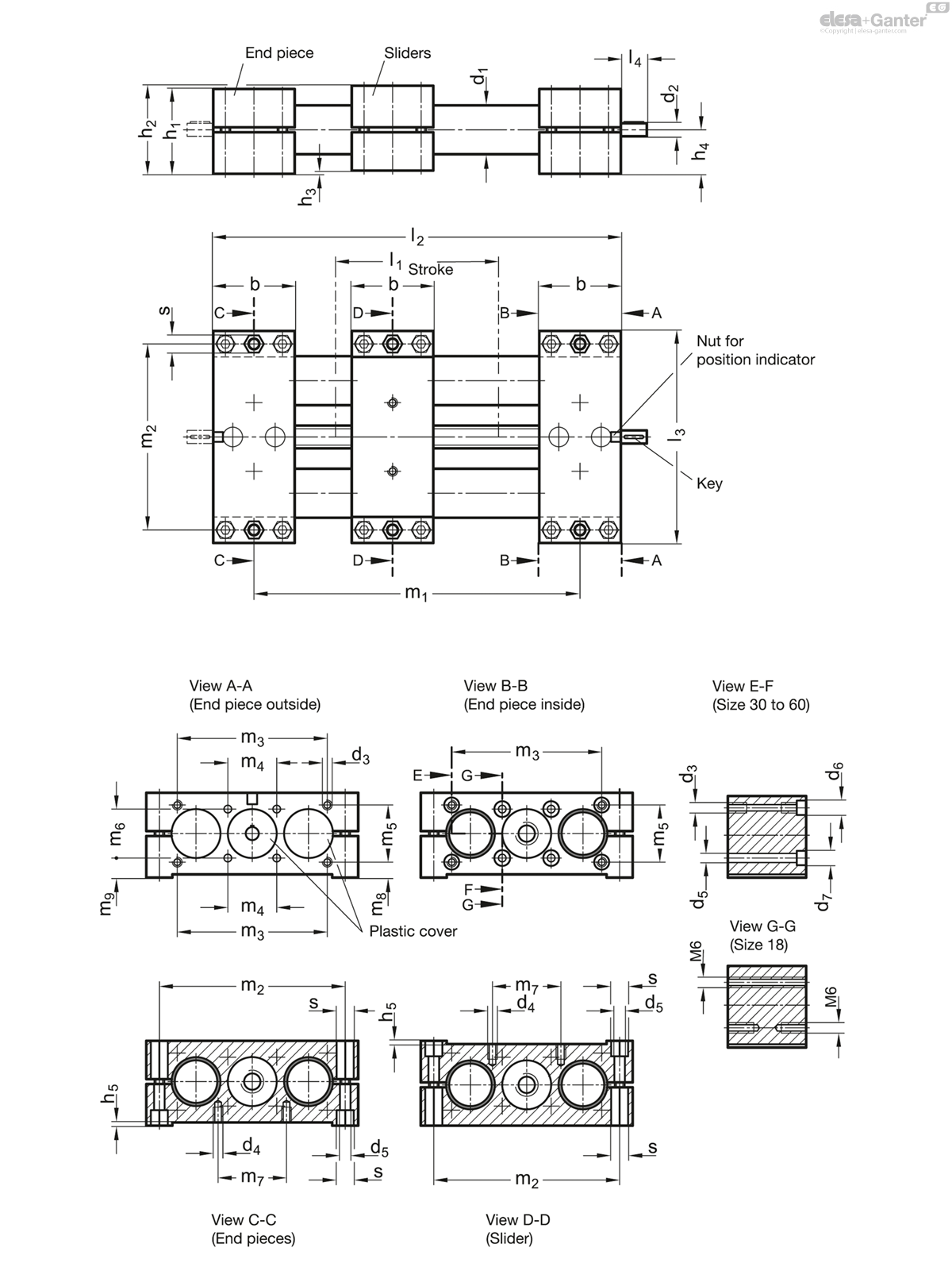 Double Tube Linear Actuators