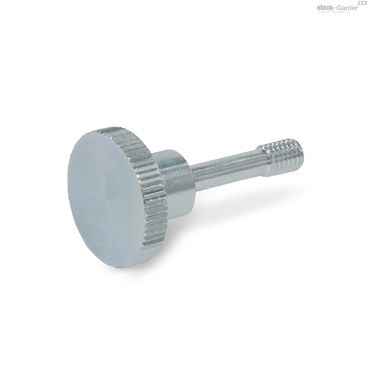 Plaqué zinc , passivé bleu