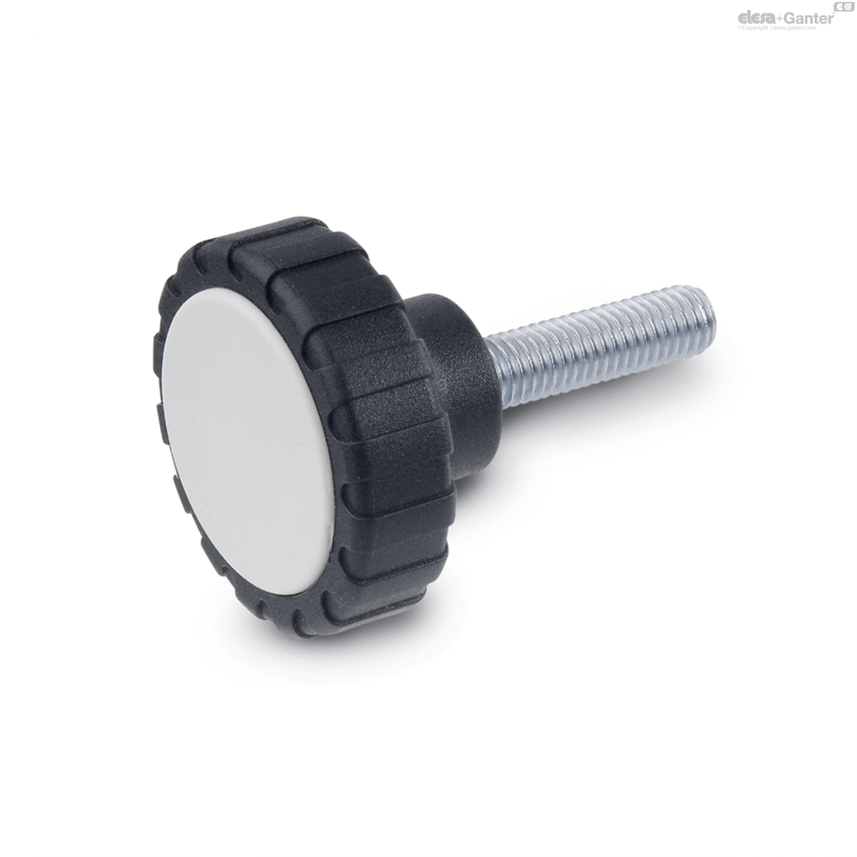 with threaded bolt, Steel