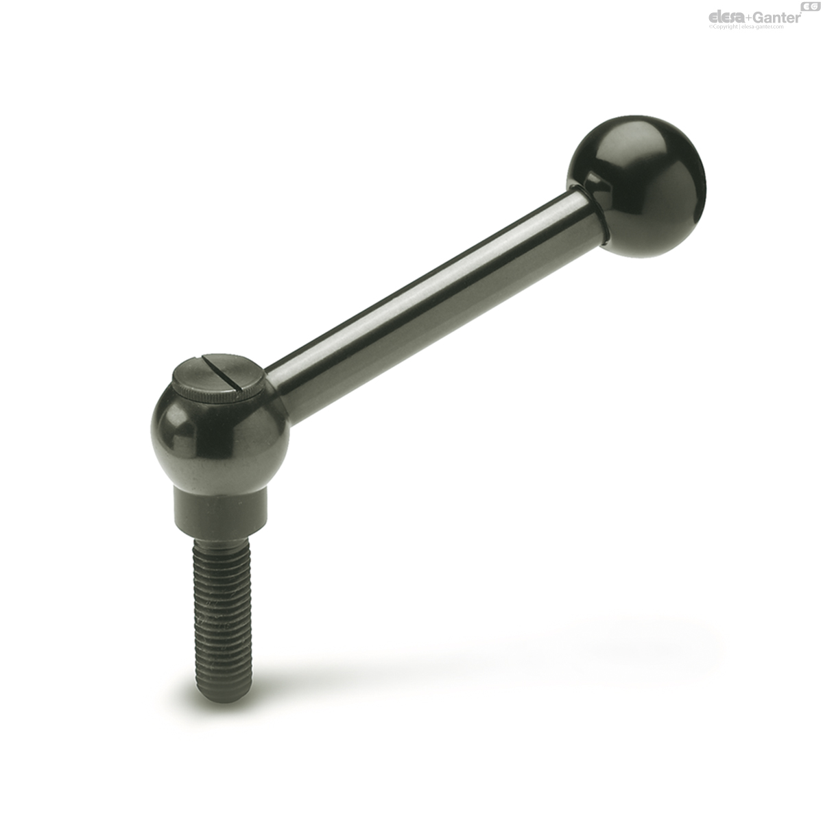 with threaded stud