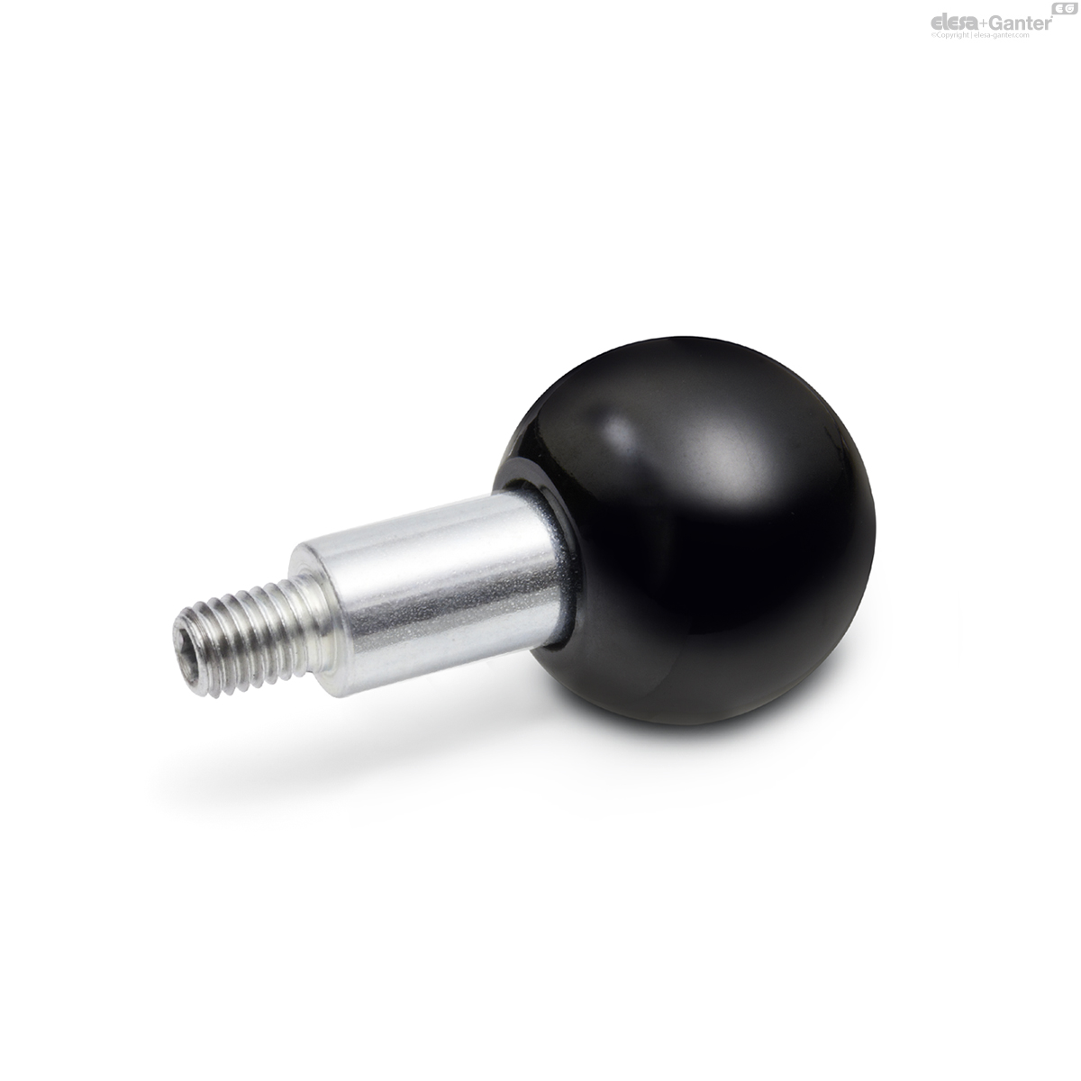 mit Gewindezapfen