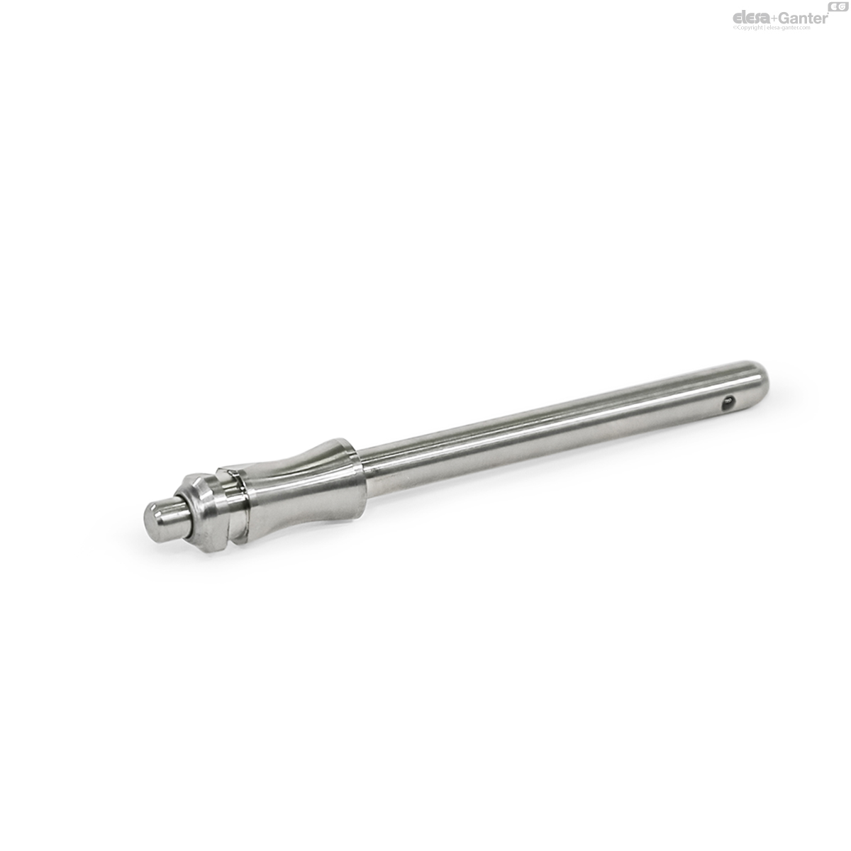 With hollow for grip