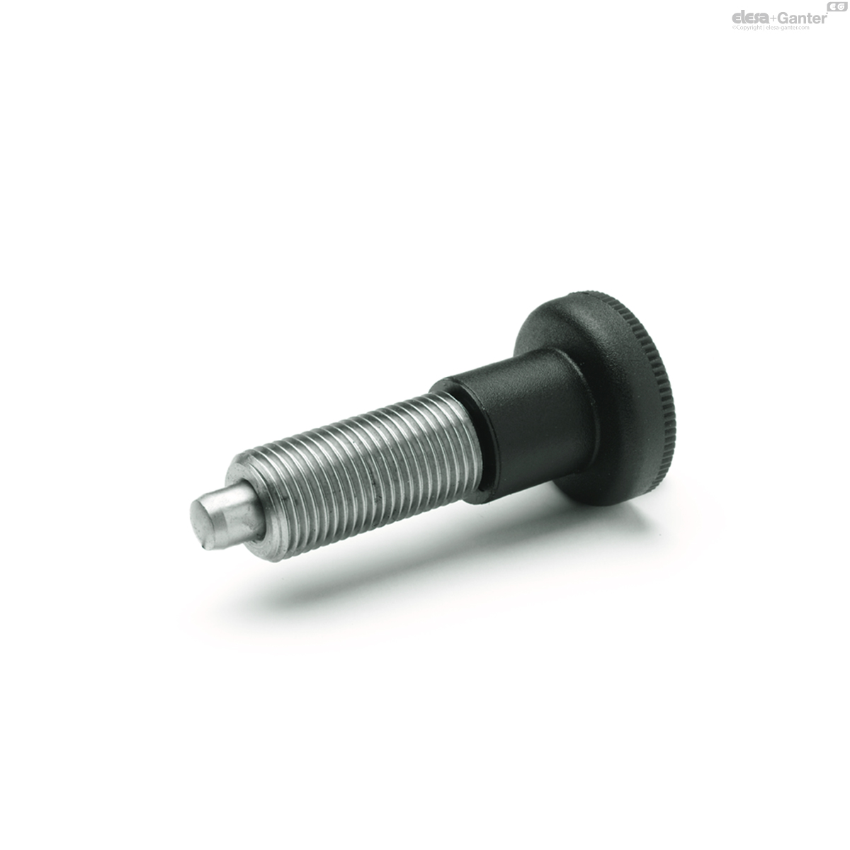 Stainless Steel with Plastic knob