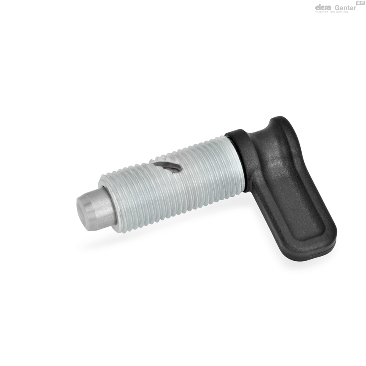 Without rest position, without lock nut