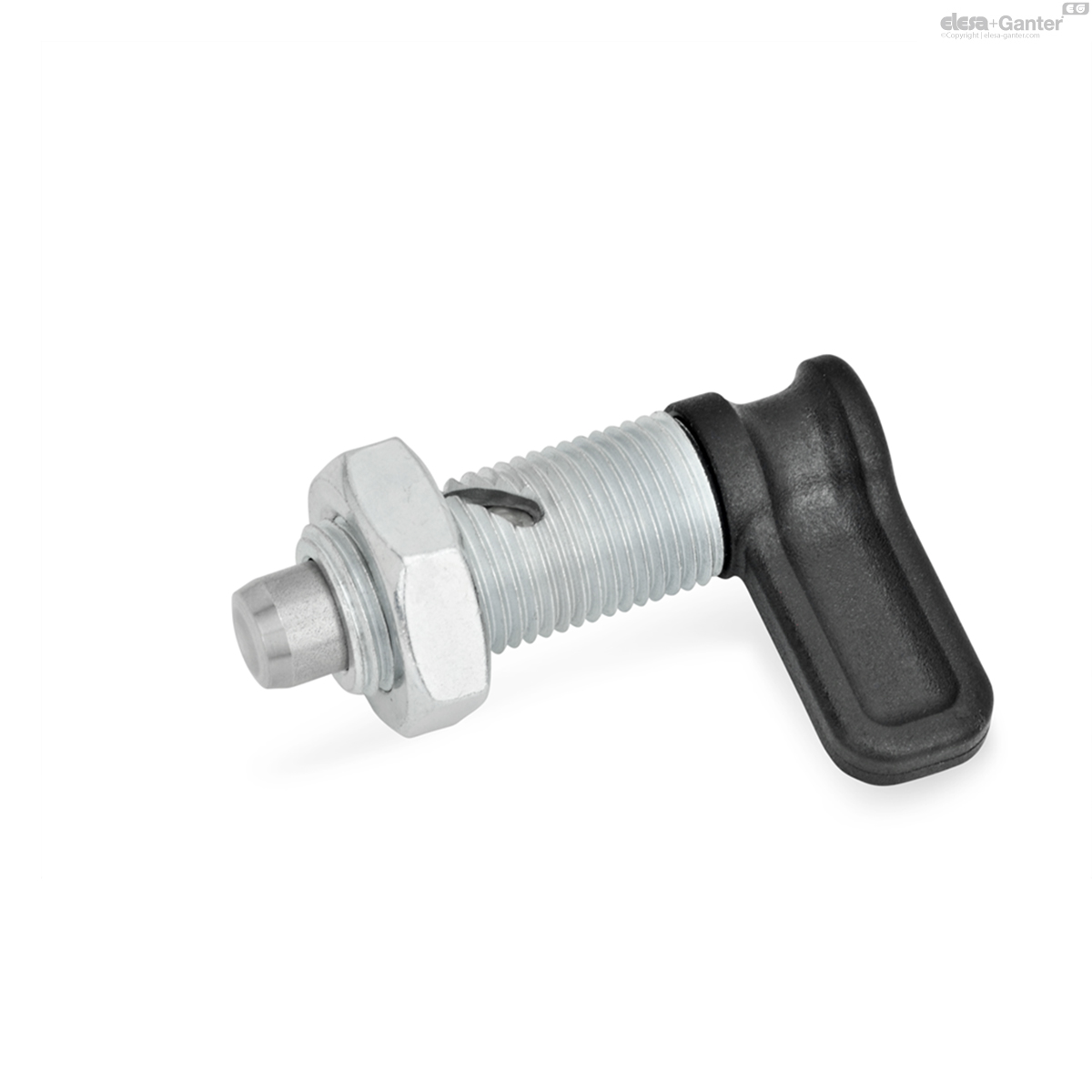 Without rest position, with lock nut