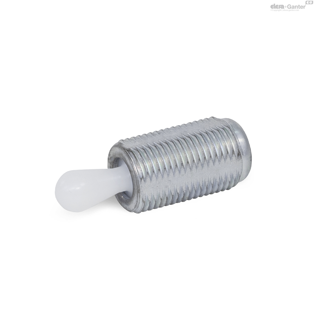 Goupille de butée en plastique, sans joint