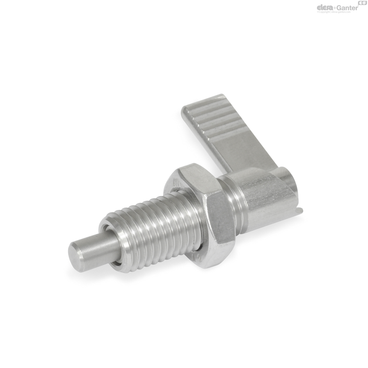 Verrouillage à droite, avec écrou de blocage