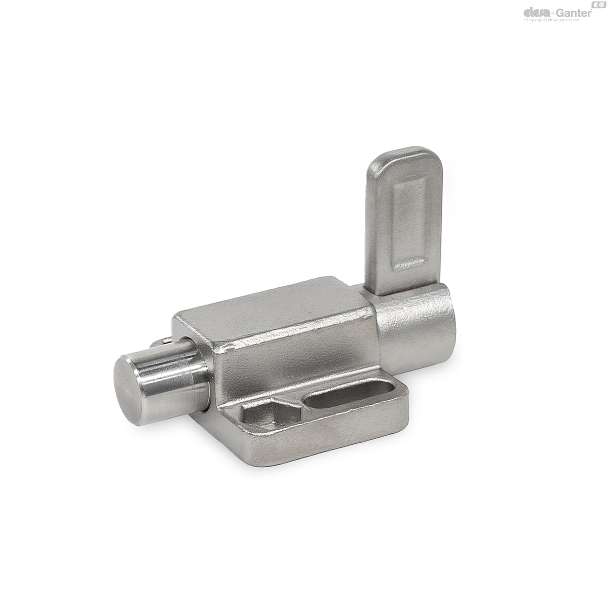 Stainless Steel, with Rest Position, with Latch