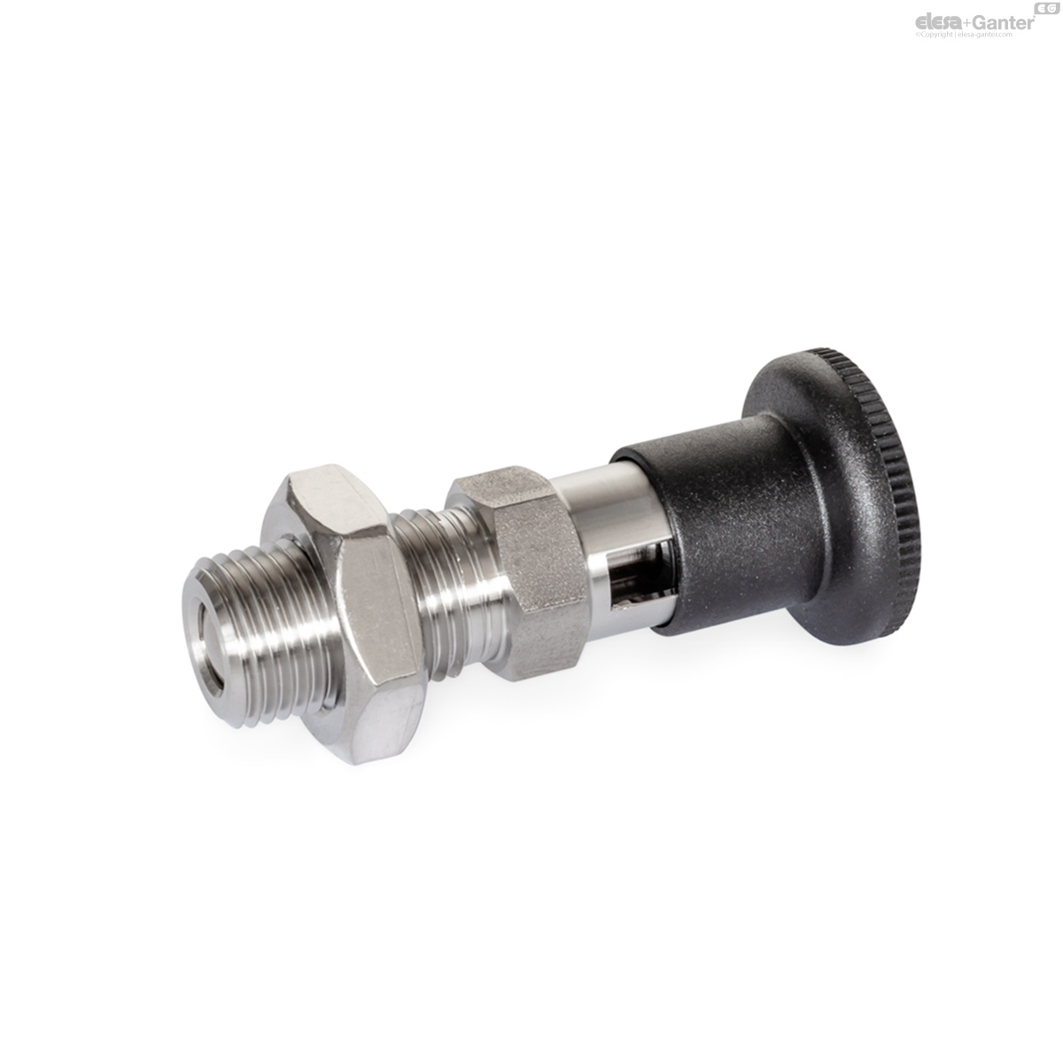 with rest position, with Plastic-Knob, with lock nut
