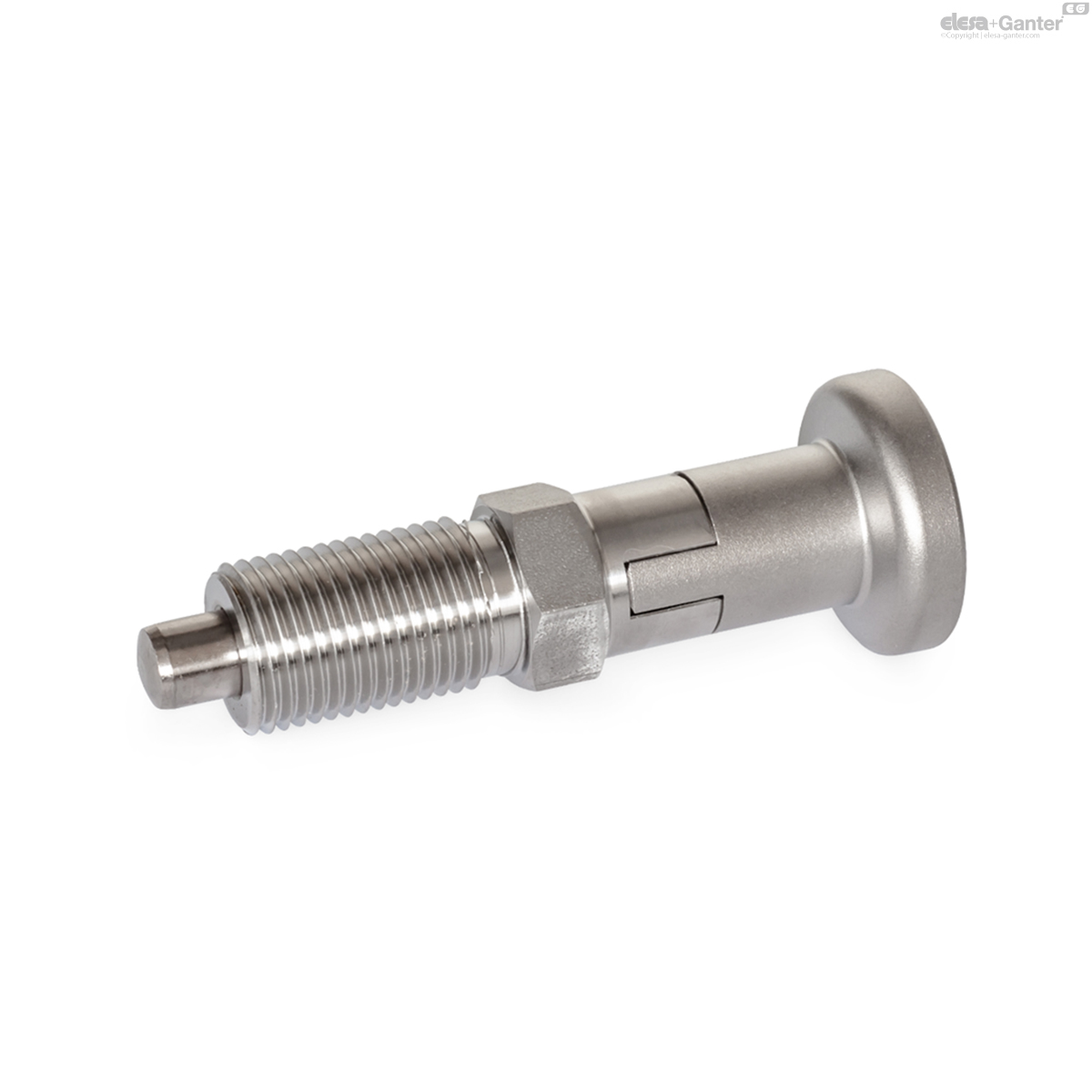 with rest position, with Stainless Steel-Knob, without lock nut
