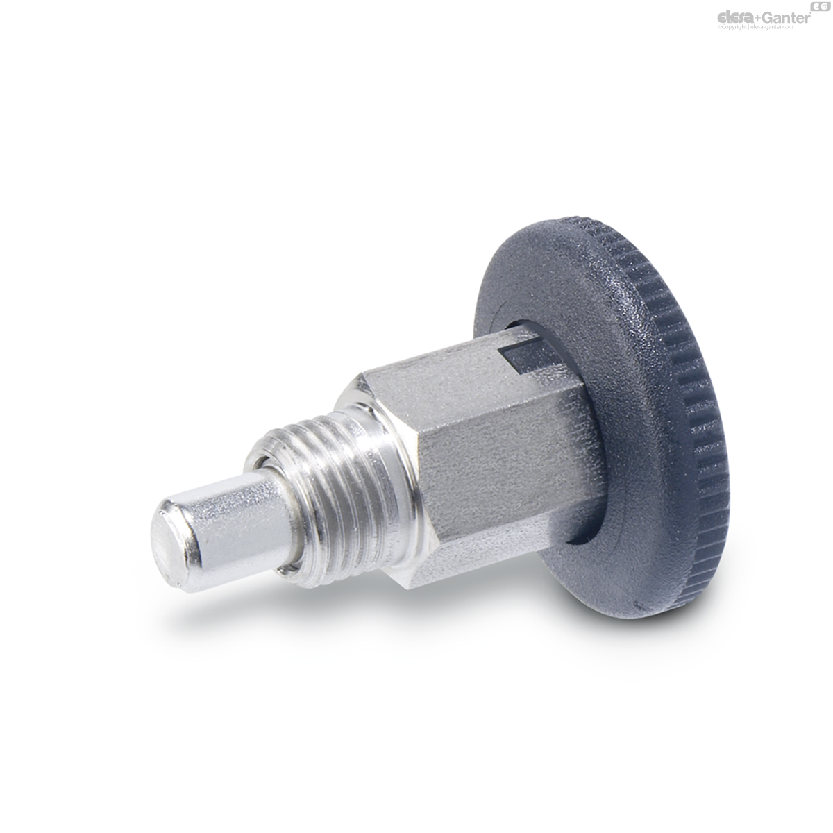 Mini indexing plungers, Stainless Steel