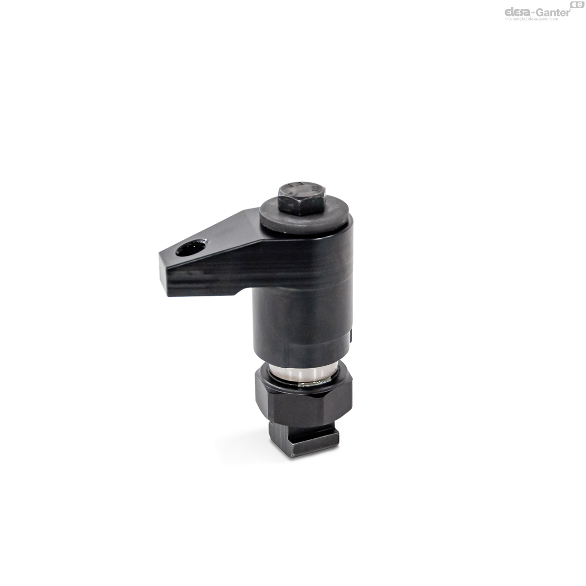With clamping screw