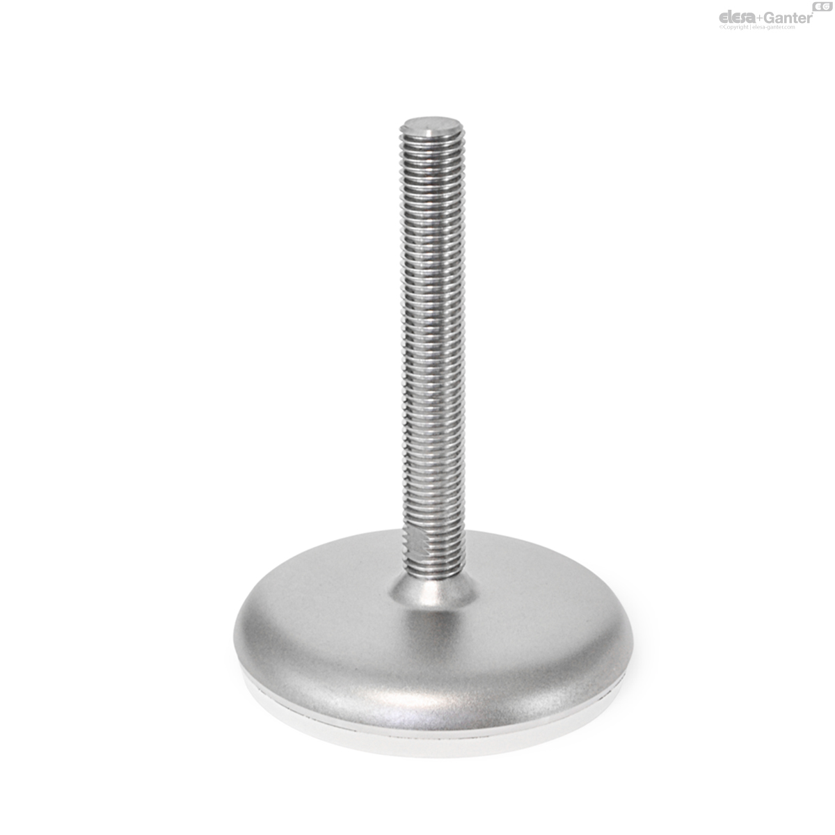 With / without nut, wrench flat at the bottom