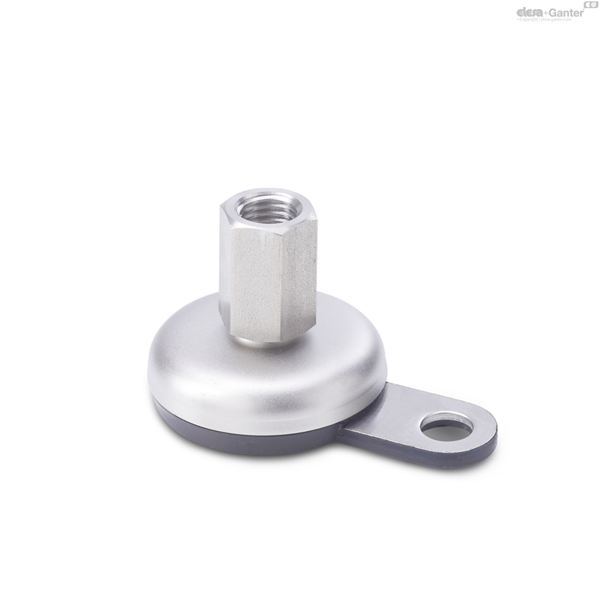 External hexagon with internal thread