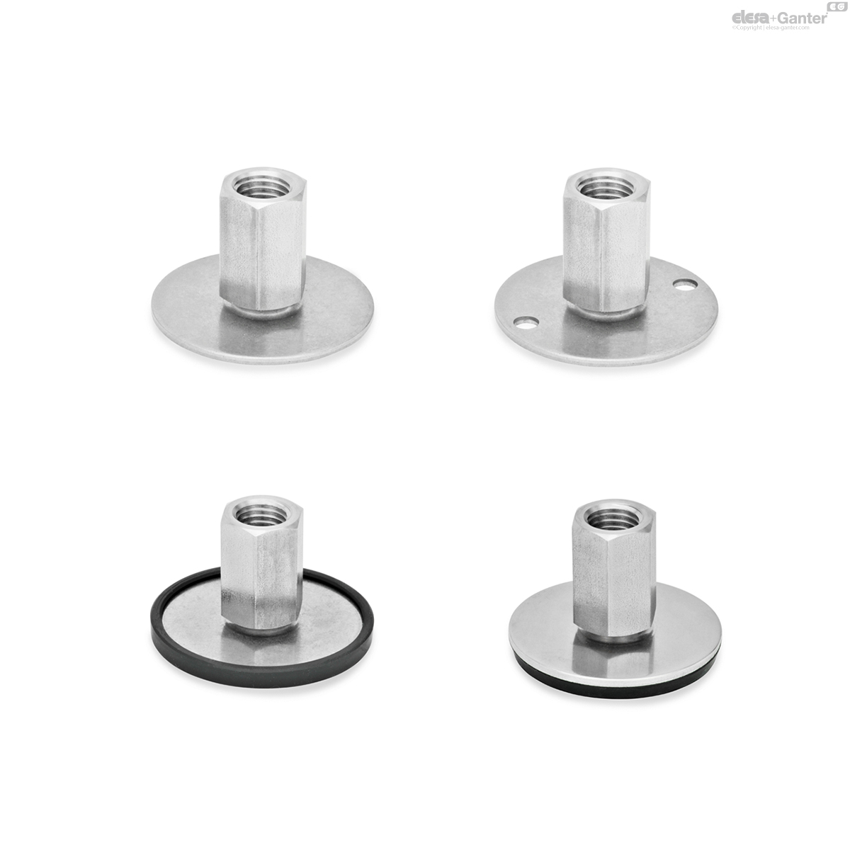 External hex with internal thread