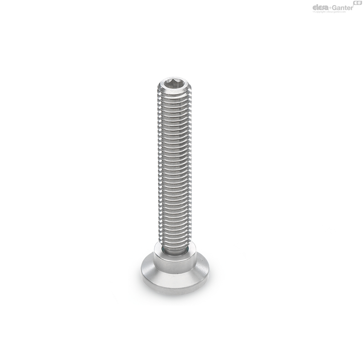 Threaded Stud Stainless Steel, Thrust Pad Stainless Steel