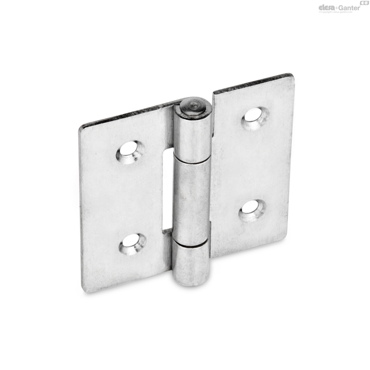 Stainless Steel NI, Square or Vertically Elongated