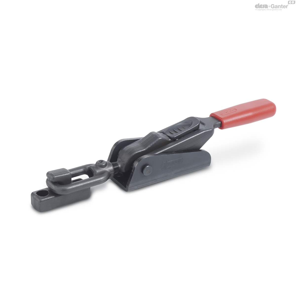 Latch type toggle clamps