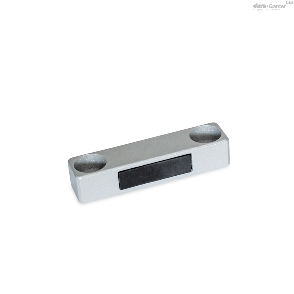 Magnetisch oppervlak opzij, met boring