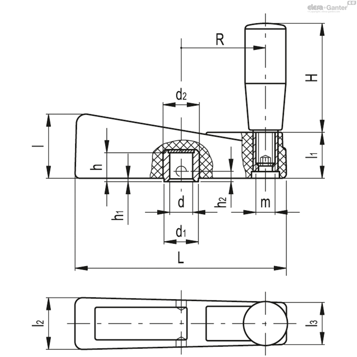Balanced crank handles