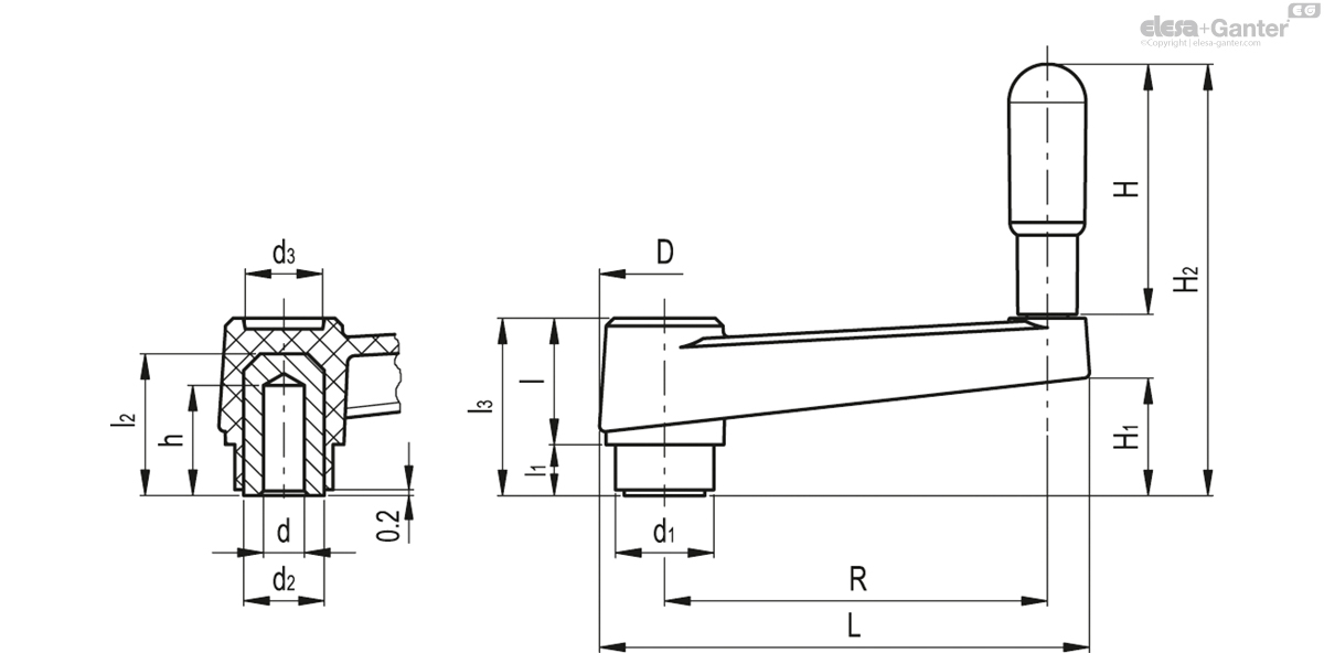 Revolving handle