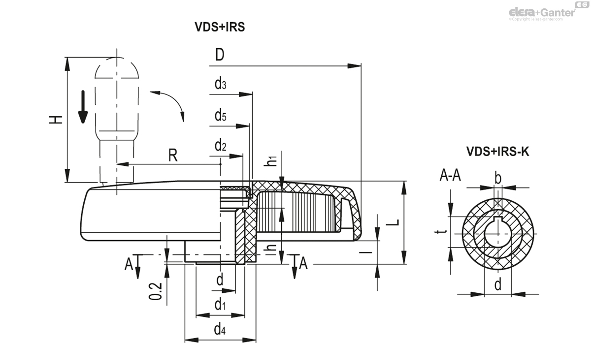 Safety fold-away handle