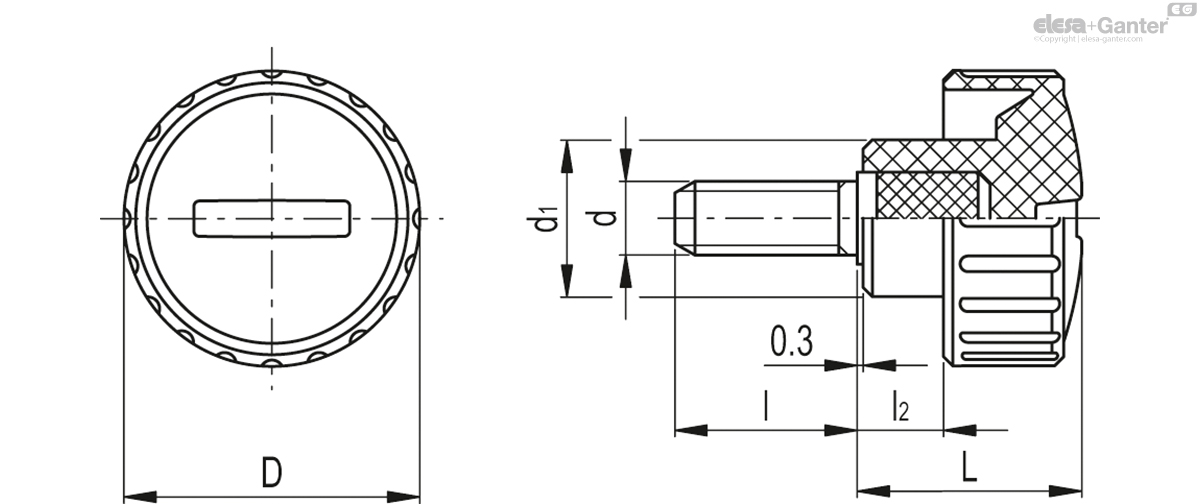 Threaded stud
