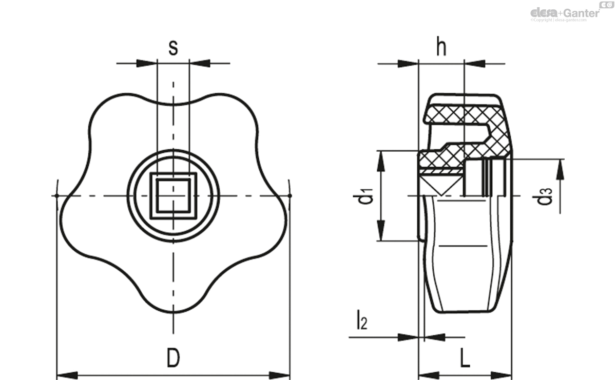 Brass reinforcement, square hole