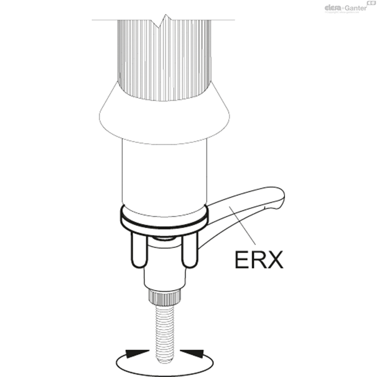 Tool for mounting ERX adjustable handles