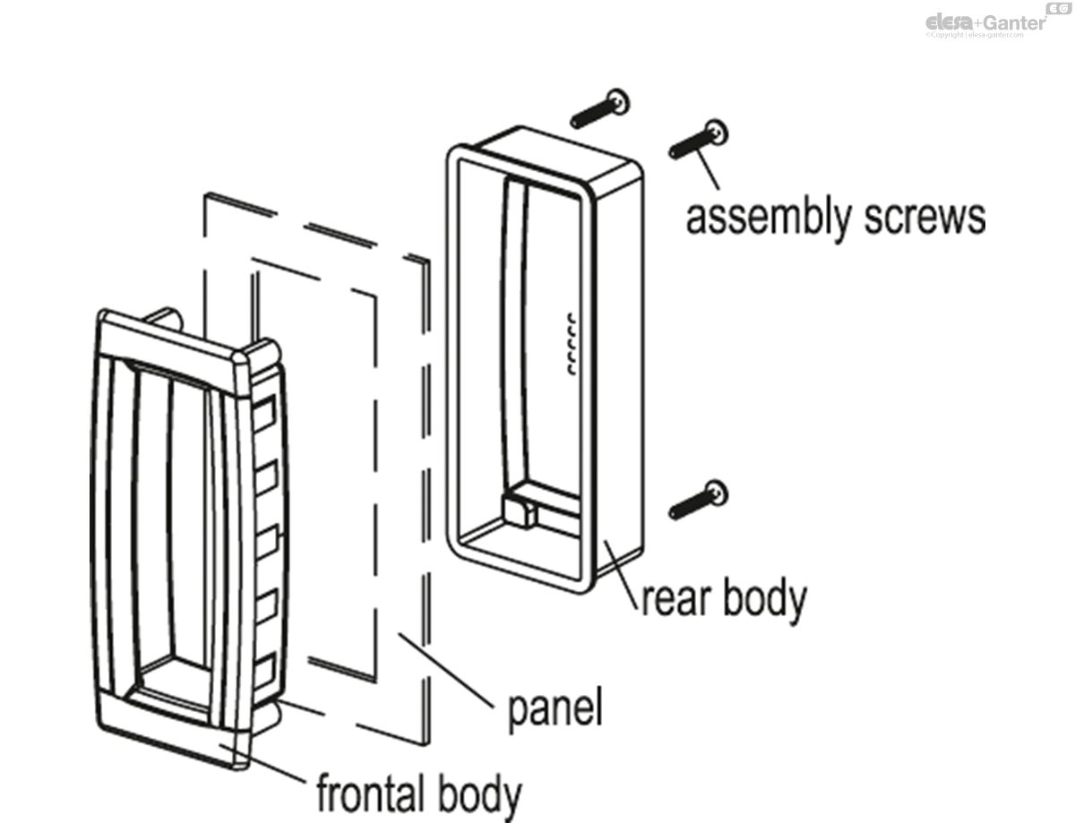 Bi-directional flush pull handle