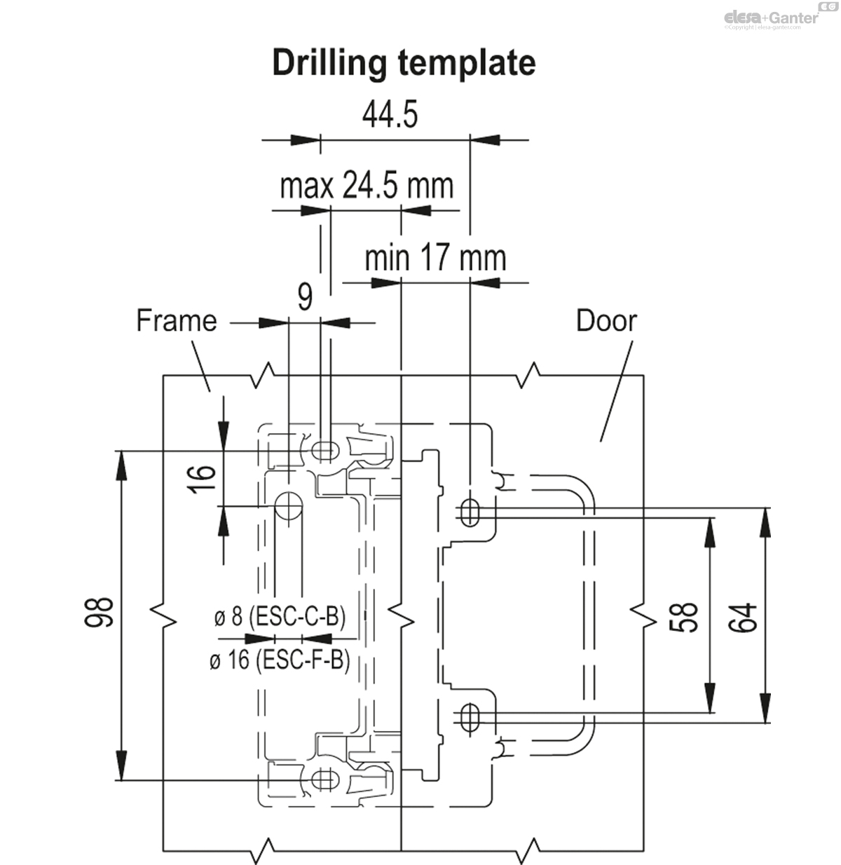 Cable length 2 or 5 metres, top axial output