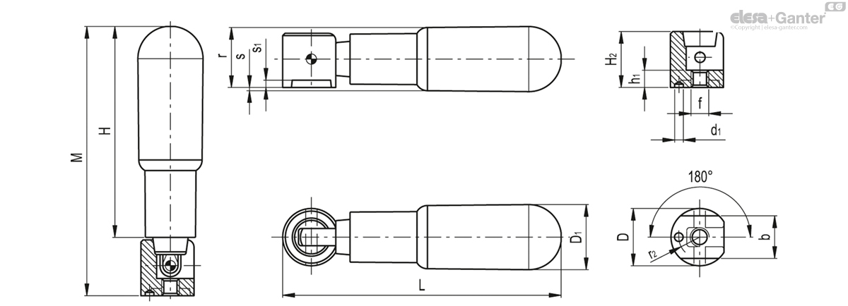Fold-away handles