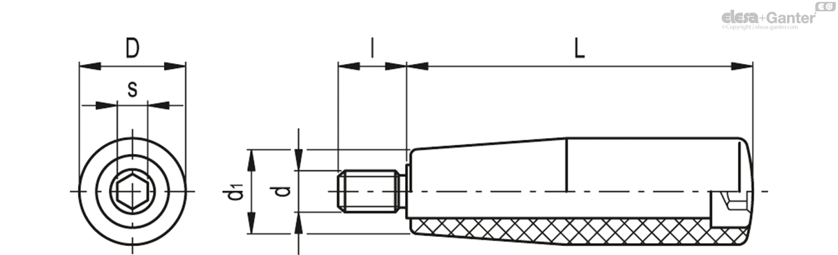 Chrome-plated steel pin