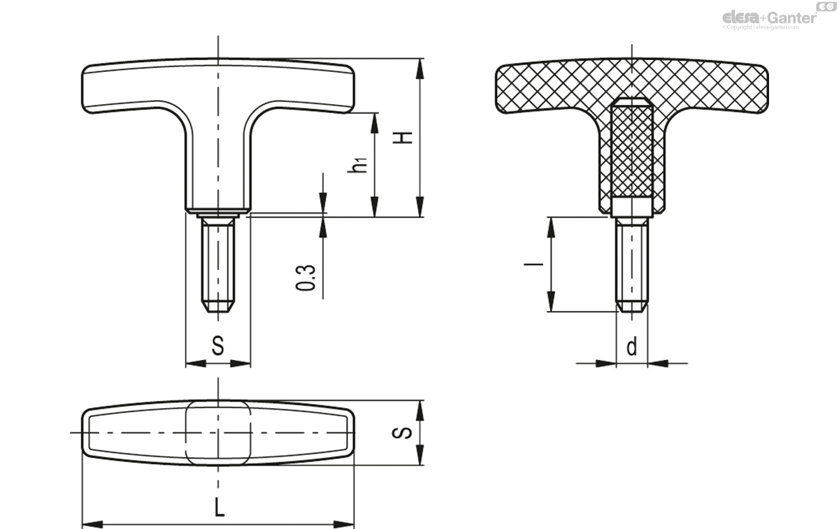 Threaded stud
