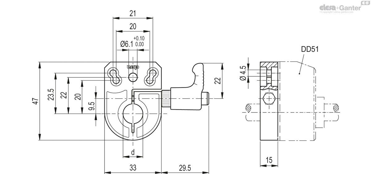 Bases for spindle locking