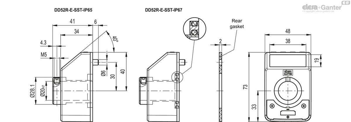 Indicateurs de position électroniques
