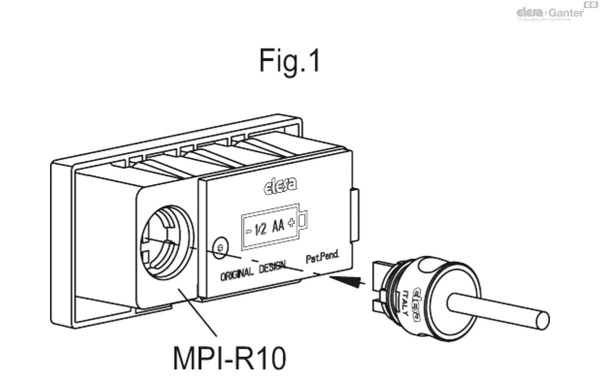 Magnetic sensor with cable for MPI-R10