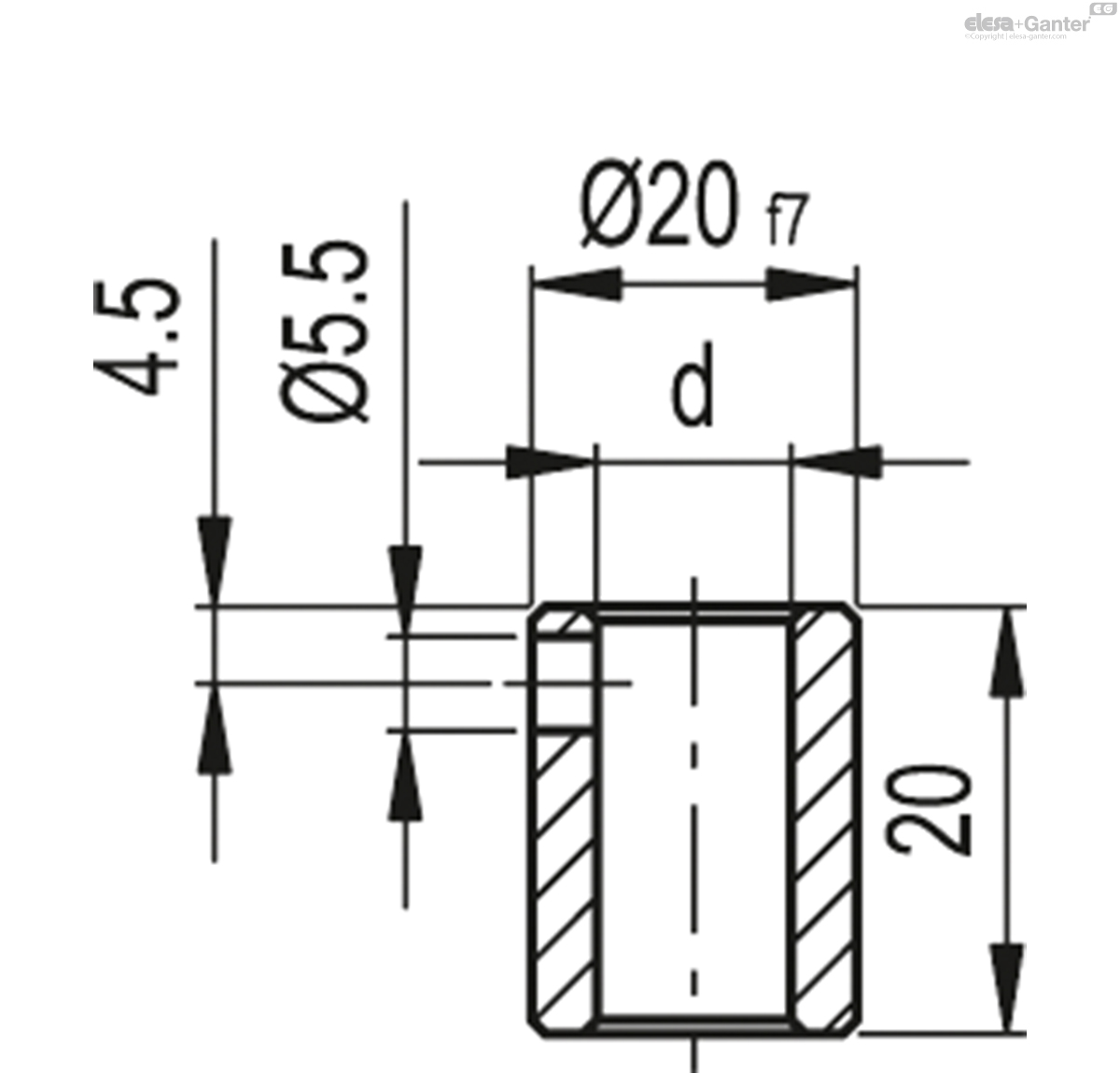 Reduction sleeves for DD52R