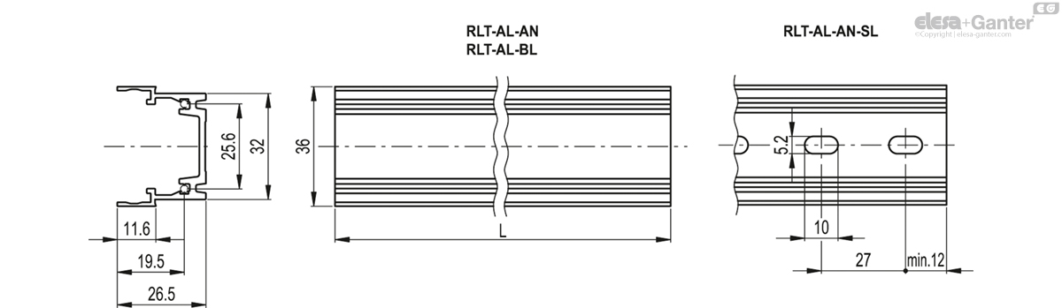 Profile für ELEROLL Rollenbahnen