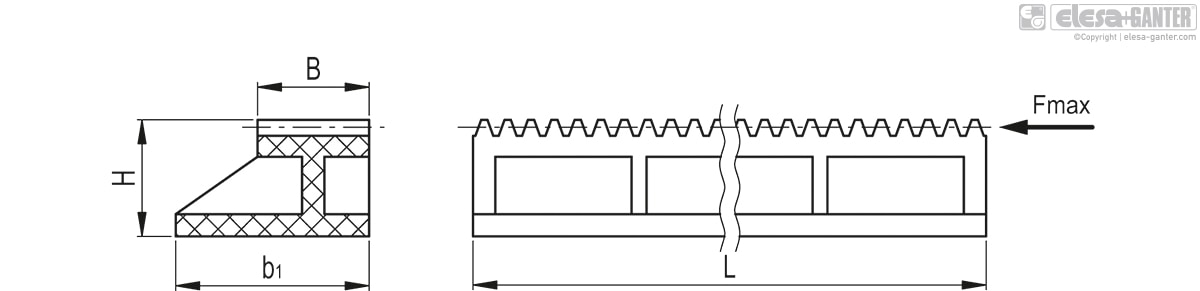 With bracket for mounting on a parallel plane