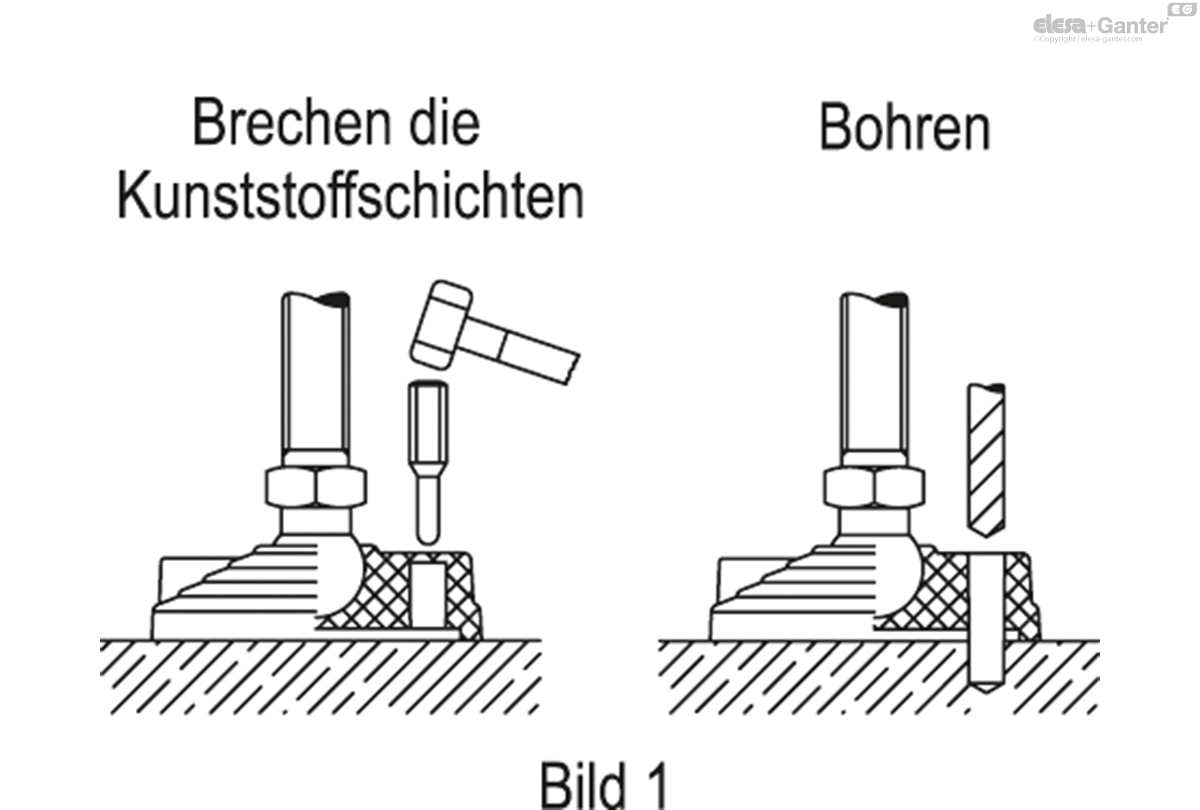 Teller ohne Befestigungsbohrung, ohne rutschfeste Gummiauflage