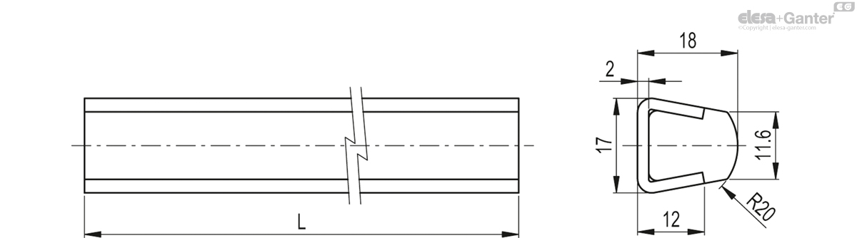 Linear guide rail