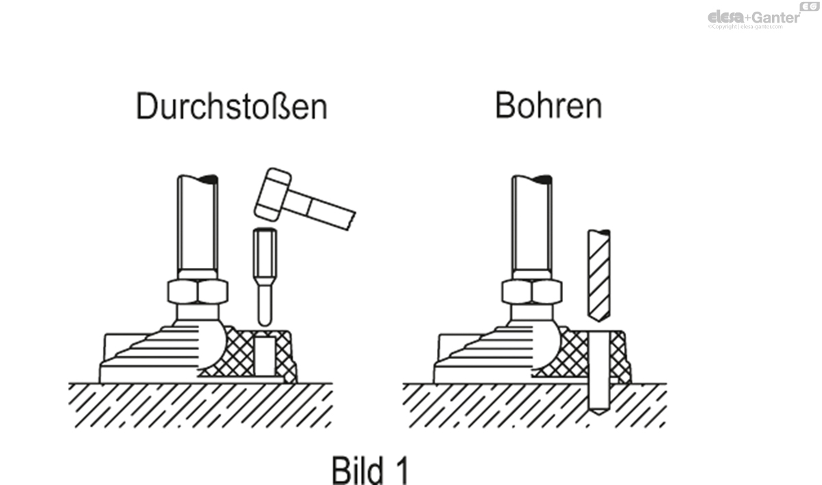 Mit rutschfester Gummiauflage
